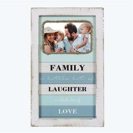 YOUNGS 4 x 6 in. Wooden Family Wall Photo Frame 61620